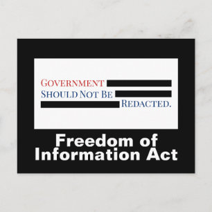 Carte Postale Le gouvernement ne doit pas être renversé FOIA