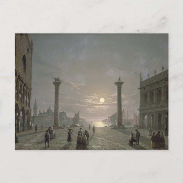 Carte Postale Le Grand Canal De La Piazza San Marco (Devant)