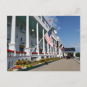 Carte Postale Le Grand Hôtel sur l'île Mackinac, Michigan