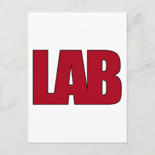 CARTE POSTALE LE GRAND ROUGE DE LABORATOIRE MARQUE AVEC DES