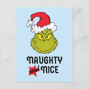 Carte Postale Le Grinch   Naughty et Nice