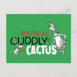 Carte Postale Le Grinch   Vous êtes aussi mordant qu'une citatio
