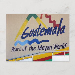 Carte Postale Le Guatemala, coeur du monde maya