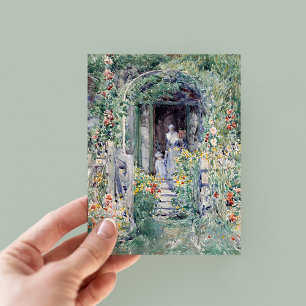 Carte Postale Le jardin dans sa gloire   Childe Hassam