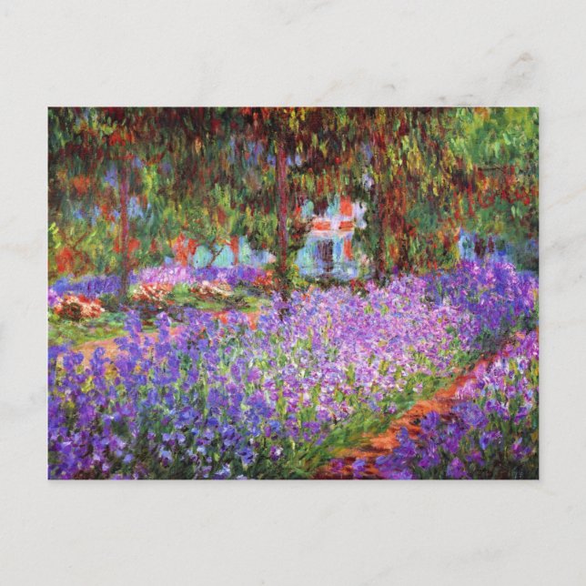 Carte Postale Le jardin de l'artiste à Giverny par Monet (Devant)