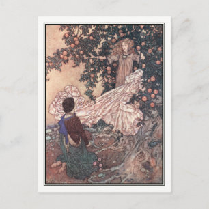 Carte Postale Le Jardin du Paradis par Edmund Dulac