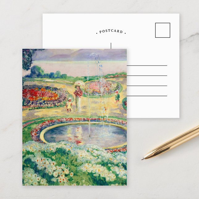 Carte Postale Le Jardin Fleuri | Henri Lebasque (Créateur téléchargé)