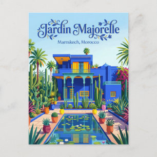 Carte Postale Le Jardin Majorelle Maroc