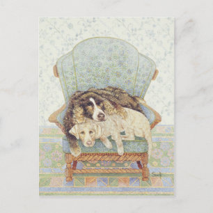 Carte Postale Le jeu d'attente