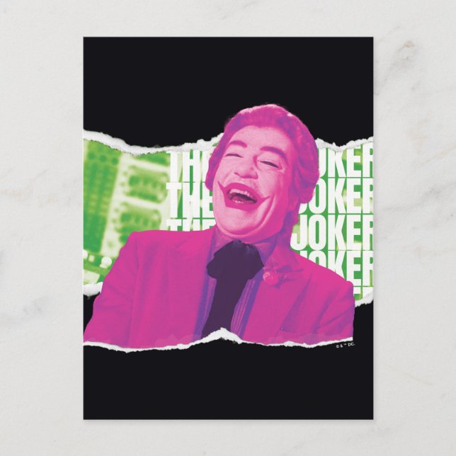 Carte Postale Le Joker Album decoupage Rire (Devant)