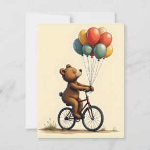 Carte Postale Le joyeux tour de l'ours