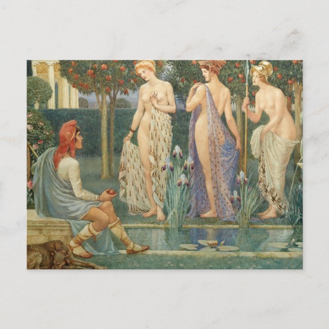 Carte Postale Le Jugement de Pâris | Walter Crane (Devant)
