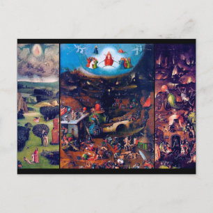 Carte Postale Le jugement Dernier, Bosch