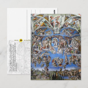 Carte Postale Le jugement Dernier - Chapelle Sixtine, Vatican