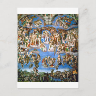 Carte Postale Le jugement Dernier, Michel-Ange, 1536-1541