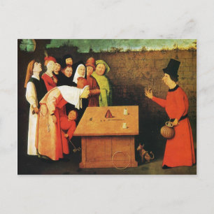 Carte Postale Le juré par Hieronymus Bosch