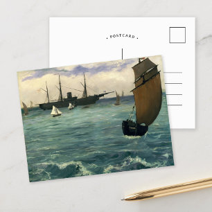 Carte Postale Le Kearsarge à Boulogne   Édouard Manet