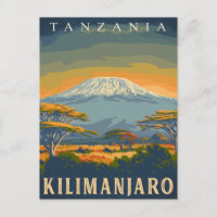 Le Kilimandjaro, Tanzanie Vintage