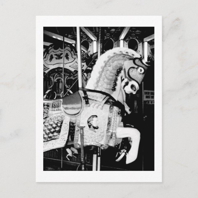 Carte postale "Le King Horse" (Coney Island, NY) (Devant)