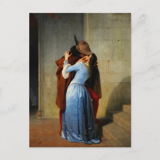 Carte Postale Le Kiss Francesco Hayez (Devant)