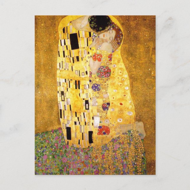 Carte Postale Le Kiss Gustav Klimt (Devant)