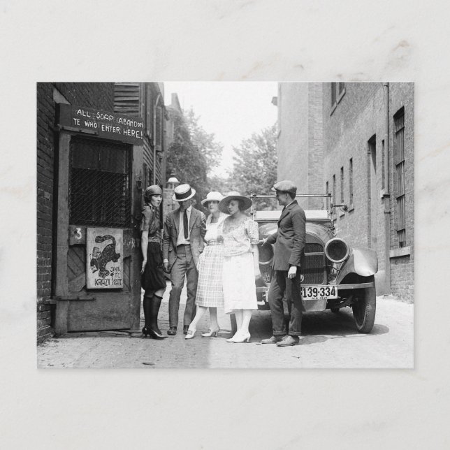 Carte Postale Le Krazy Kat Speakeasy, 1921 (Devant)