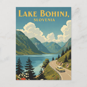 Carte Postale Le lac Bohinj Slovénie