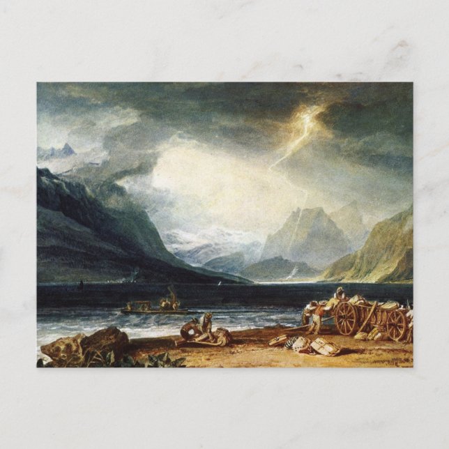 Carte Postale Le lac de Thun, Suisse par J.M.W. Turner (Devant)