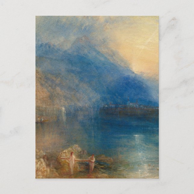 Carte Postale Le lac de Zug Joseph Mallord William Turner (Devant)