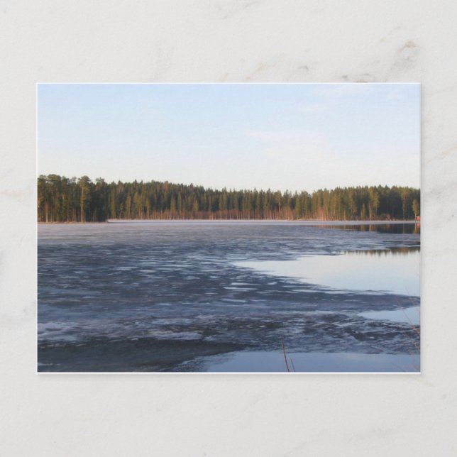 Carte Postale Le lac Isojärvi (Devant)