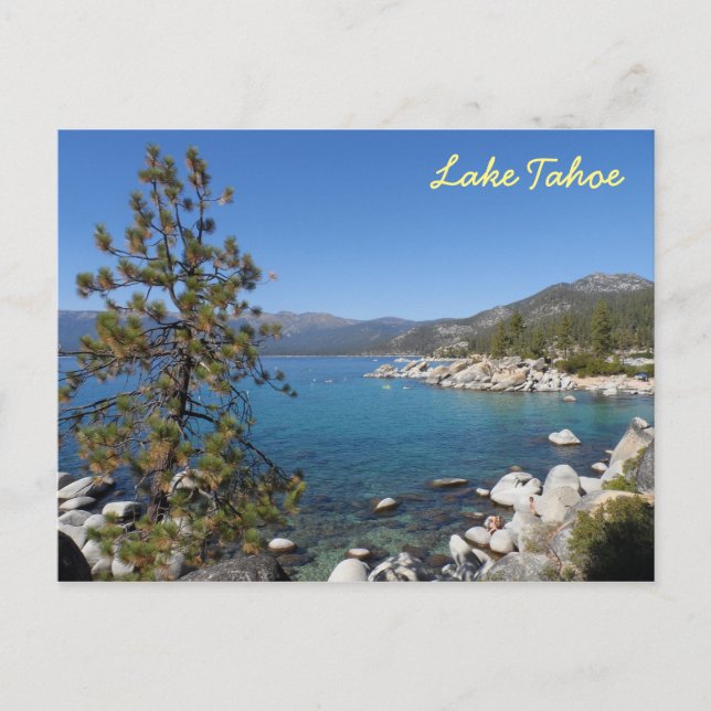 Carte Postale Le lac Tahoe (Devant)