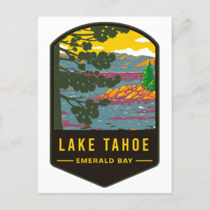 Carte Postale Le lac Tahoe Emerald Bay