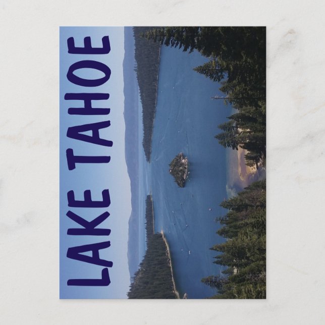 Carte Postale Le lac Tahoe Emerald Bay (Devant)