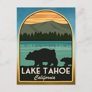 Carte Postale Le lac Tahoe en Californie
