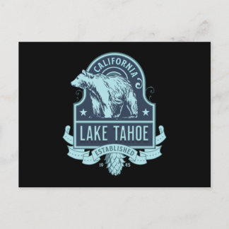 Carte Postale Le lac Tahoe en Californie