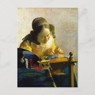 Carte Postale Le Lacemaker, Jan Johannes Vermeer