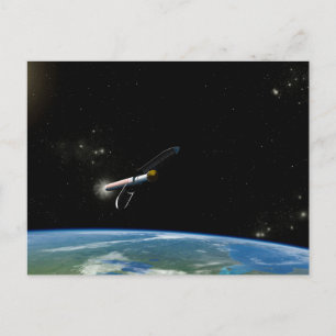 Carte Postale Le lanceur Atlas V541 en orbite.
