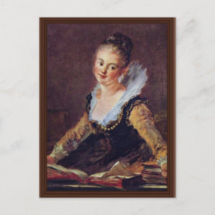 Carte Postale Le Lecteur De Fragonard Jean-Honoré (Meilleure Qua