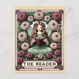 Carte Postale Le Lecteur Tarot Card Fairy