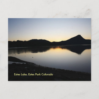 Carte Postale le lever du soleil de ma fille, Estes Lake, Estes