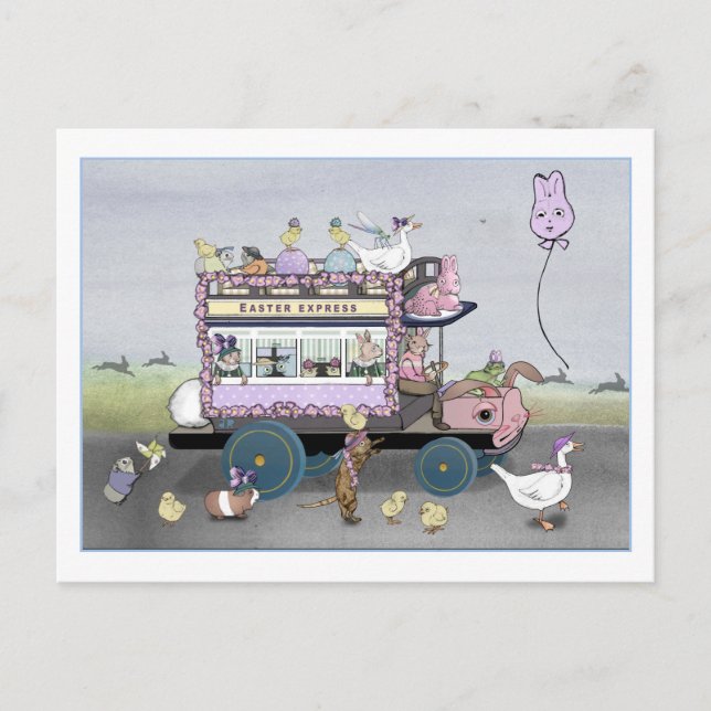 Carte Postale Le lever du soleil de Pâques (Devant)