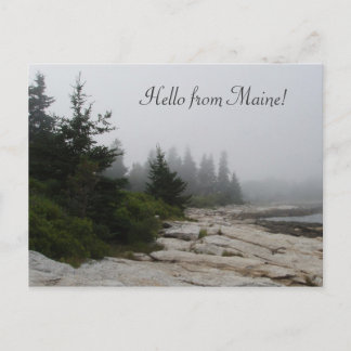 Carte Postale Le littoral de la côte du Maine