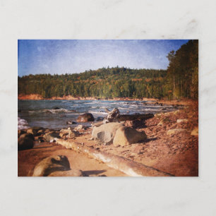 Carte Postale Le littoral de la péninsule supérieure du Michigan