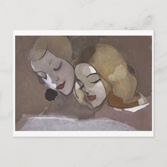 Carte Postale Le livre de photos, Helene Schjerfbeck (Devant)