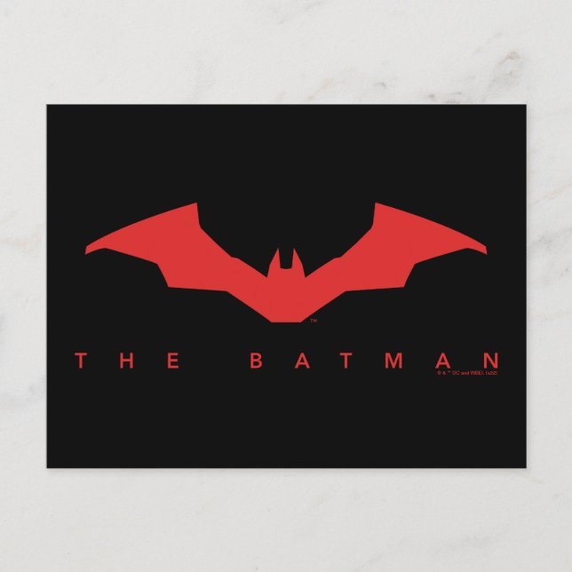 Carte Postale Le logo Batman Bat (Devant)