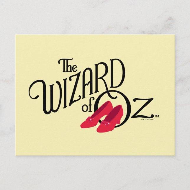 Carte Postale Le Logo Wizard Of Oz™ (Devant)