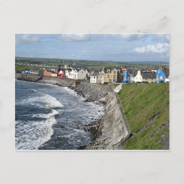 Carte Postale Le long de la côte (Devant)