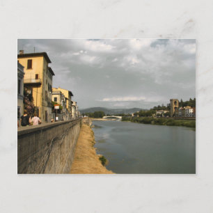 Carte Postale Le long de l'Arno