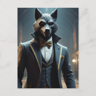 Carte Postale Le loup de gentilhomme