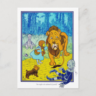 Carte Postale Le Magicien d'Oz : Vous devriez avoir honte !